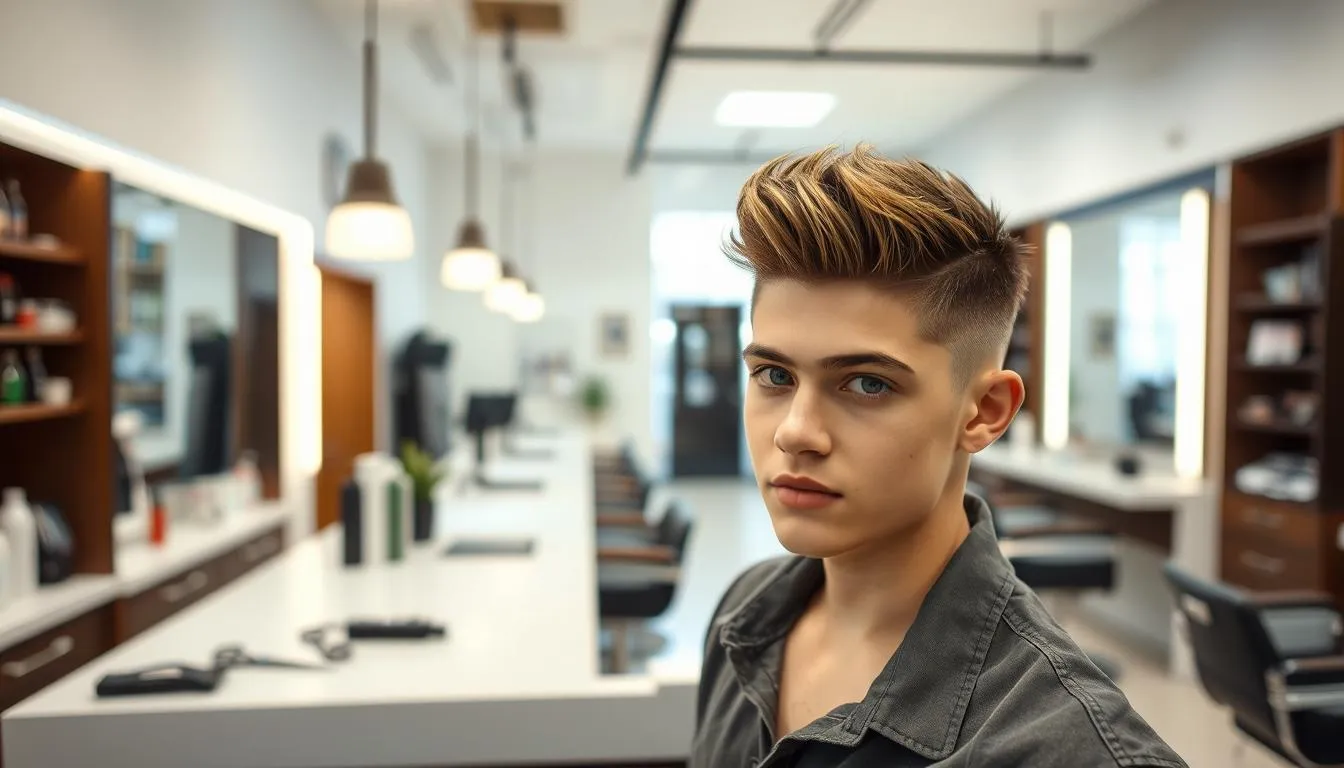 fryzura undercut