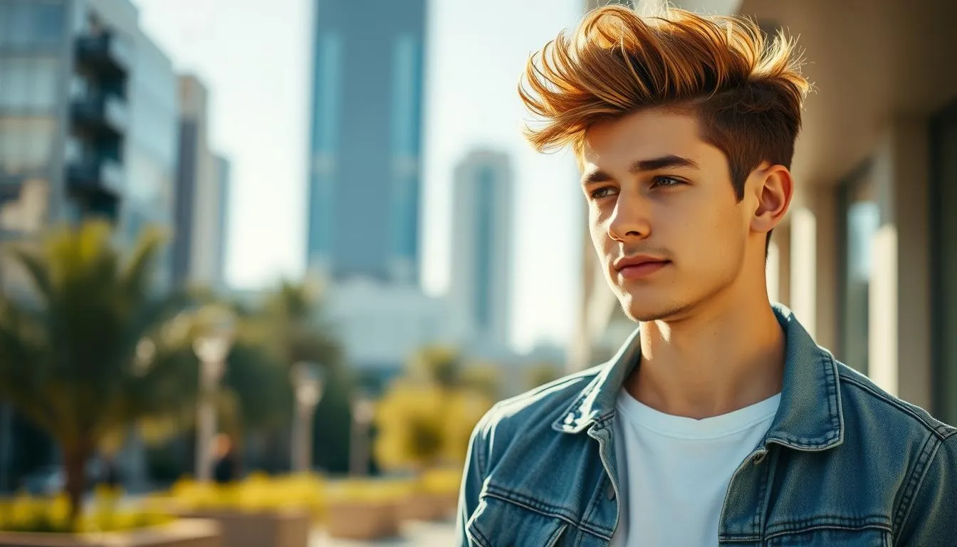 messy quiff